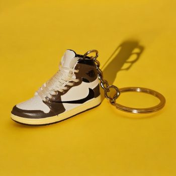   AIR JORDAN ' RETRO HIGH 'TRAVIS SCOTT MOCHA WHITE LACES KULCSTARTÓ