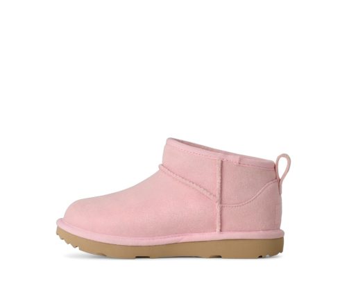 UGG KIDS CLASSIC ULTRA MINI DAZZLE IN RIBBON CANDY PINK