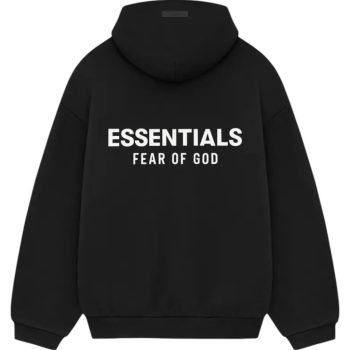 FEAR OF GOD ESSENTIALS HOODIE (FW24) BLACK