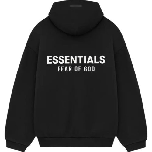 FEAR OF GOD ESSENTIALS HOODIE (FW24) BLACK