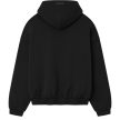 FEAR OF GOD ESSENTIALS 90'S FIT FLEECE HOODIE "JET BLACK"
