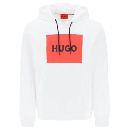 Hugo Jersey Duratschi Men's Hoodie White