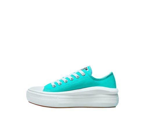 Converse Chuck Taylor All Star Move Low "Electric Aqua"