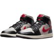 AIR JORDAN 1 MID "BLACK & COLLEGE GREY" W