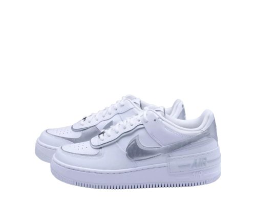 Nike Air Force 1 Shadow "White Metallic Silver"