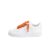 Nike Air Force 1 Low Triple White / Orange Rope Laces