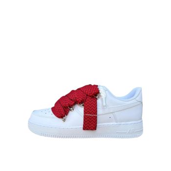 Nike Air Force 1 Low '07 White Chili Lanvin Rope Laces