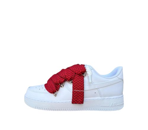 Nike Air Force 1 Low '07 White Chili Lanvin Rope Laces