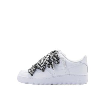 Nike Air Force 1 Low '07 White Oreo Lanvin Rope Laces