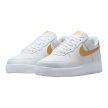 NIKE AIR FORCE 1 '07 NEXT NATURE "WHITE METALLIC GOLD"