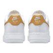 NIKE AIR FORCE 1 '07 NEXT NATURE "WHITE METALLIC GOLD"