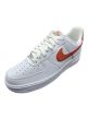 NIKE AIR FORCE 1'07 "WHITE RUGGED ORANGE" WMNS