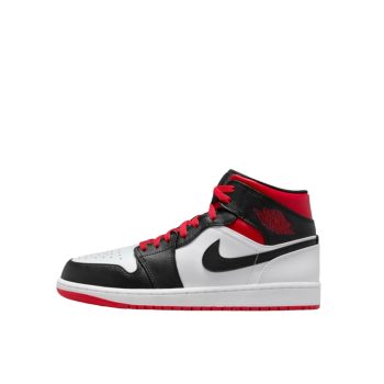 AIR JORDAN 1 MID "GYM RED & BLACK TOE"