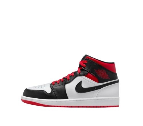 Air Jordan 1 Mid "Gym Red & Black Toe"