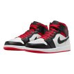 AIR JORDAN 1 MID "GYM RED & BLACK TOE"