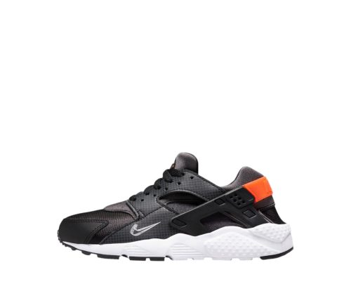 Nike Huarache Run 3D Swoosh Black Total Orange (GS) 