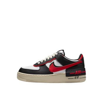 Nike Air Force 1 Shadow Black University Red