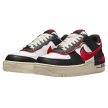 Nike Air Force 1 Shadow Black University Red