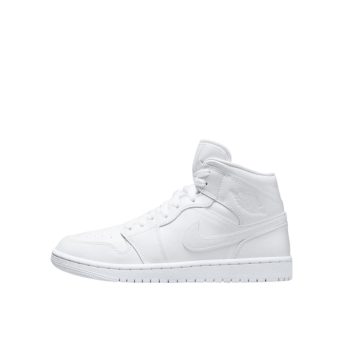 AIR JORDAN 1 MID "TRIPLE WHITE" 
