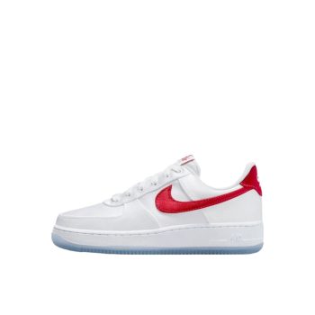 Nike Air Force 1 ’07 Satin White Varsity Red