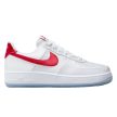 Nike Air Force 1 ’07 Satin White Varsity Red