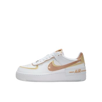 NIKE AIR FORCE 1 SHADOW "WHITE TEAM GOLD" WMNS