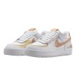 NIKE AIR FORCE 1 SHADOW "WHITE TEAM GOLD" WMNS