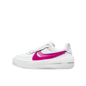 NIKE AIR FORCE 1 PLATFORM "WHITE FIREBERRY"
