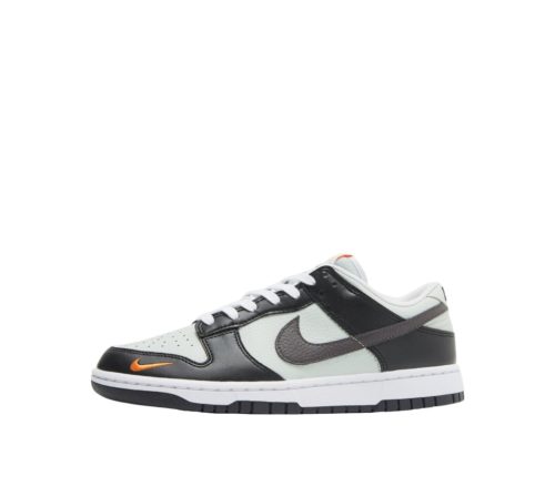 Nike Dunk Low Mini Swoosh Black Total Orange