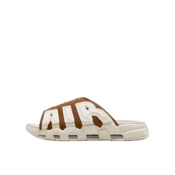 NIKE AIR MORE UPTEMPO SLIDE "LIGHT BRITICH TAN"