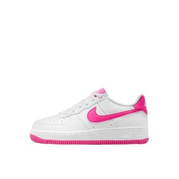 NIKE AIR FORCE 1 "WHITE & LASER FUCHSIA" (GS)
