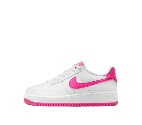 Nike Air Force 1 "White & Laser Fuchsia" (GS)