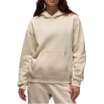JORDAN BROOKLYN FLEECE WOMEN'S PULLOVER HOODIE (BEIGE)