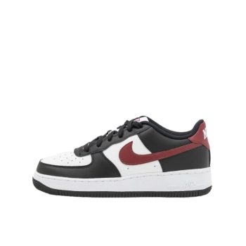 NIKE AIR FORCE 1 "BLACK & DARK TEAM RED" (GS)