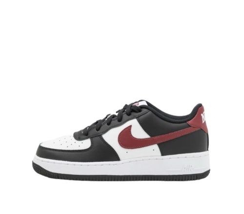 Nike Air Force 1 "Black & Dark Team Red" GS