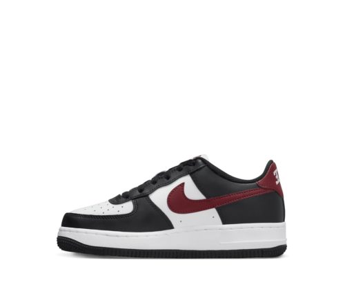 Nike Air Force 1 Black Dark Team Red (GS)