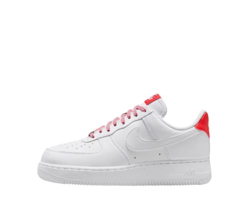 NIKE AIR FORCE 1 '07 "PATTERNED RED LACES" WMNS