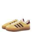 Adidas Gazelle Bold Almost Yellow Maroon