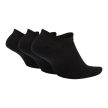 Nike Everyday Lightweight No-Show Socks 3 Pack Black
