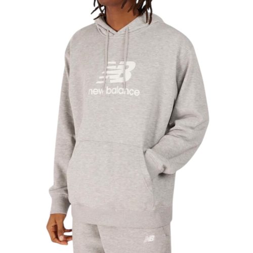 New Balance Sport Essentials French Terry Logo Hoodie Athletic Grey 